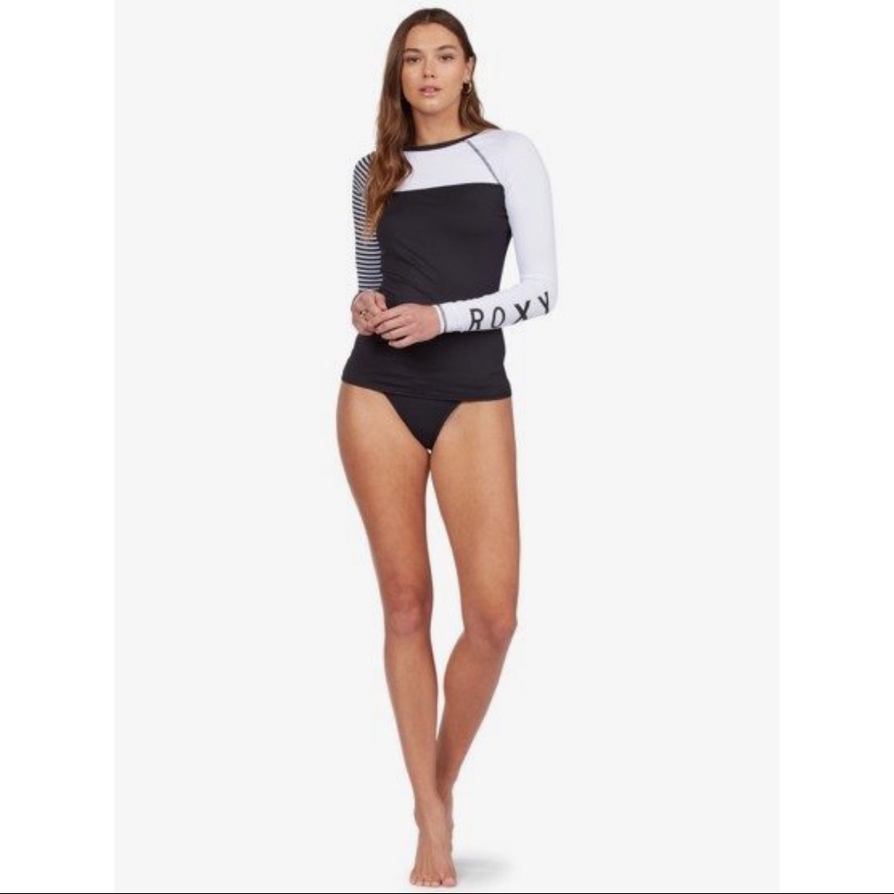 Roxy LS Stripe Rashguard - Picture 3 of 8